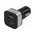  Зарядное устройство автомобильное SONNEN 454796 2 порта USB, выходной ток 2,1А, черное-белое 