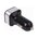  Зарядное устройство автомобильное SONNEN 454796 2 порта USB, выходной ток 2,1А, черное-белое 