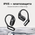  Наушники UGREEN WS213 (65655) FitBuds Open-Ear True Wireless Sports Earbuds With Microphone Black 
