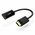  Кабель UGREEN MM137 (40362) DP to HDMI Female Converter 1080P@60Hz Black 