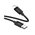  Дата-кабель HOCO X122 Benefit silicone charging data cable iP черный 
