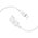  Дата-кабель BOROFONE BX113 Lenny silicone charging data cable iP L-1M белый 