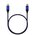  Кабель Maxvi MCw-100TT blue USB-C-USB-C, 5A 