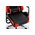  Кресло игровое BRABIX Hunter GM-130 (532797) экокожа, черное/красное 
