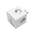  Сетевой фильтр CABLEXPERT Cube CUBE-4-СU3-W, 4 розетки, 16А, 1 x Type-C PD, 3хUSB, белый 