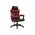  Кресло игровое CROMEX Start GM-105 (532957) экокожа, черное/красное 