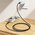  Кабель USB - Type-C Borofone BX116 Certain 18W 100см 3A  (black) (240333) 