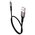  Дата-кабель Maxvi MC-21L USB-Lightning 2.4А, 1м, black-grey 