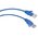  Патч-корд Cabeus PC-UTP-RJ45-Cat.5e-3m-BL неэкранированный, синий 