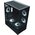  Корпус XASTRA Q400M 5ARGB-C6-UC Black (Q400M-5FM12A-C6-UC) mATX/Aquarium/Screewless/ 5x120mm ARGB PWM FM fans/Argb+PWM HUB 6port/ Type-C 