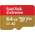  Карта памяти SanDisk Extreme microSDXC 64GB (SDSQXAH-064G-GN6MA) Class 10, UHS-I, W80, R 170 МБ/с 
