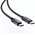  Кабель ACEFAST C19-03 USB-C to USB-C 60W fast charging data cable Black 