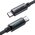  Кабель ACEFAST C19-03 USB-C to USB-C 60W fast charging data cable Black 