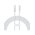  Кабель BASEUS P10373000211-00 Gem Fast Charging Data Cable USB-C to USB-C 100W 1m Moon White 
