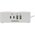  Сетевой фильтр Cablexpert PLT-4-C2U2-W-3 Plate 4р, 10А, 2xType-C PD, 20Вт, 2xUSB, 3м, ур.защиты 4+, белый, коробка 