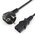  Кабель питания PowerCube RPC-186BLPRO1.8 Schuko(евровилка) IEC 320 C13, длина 1.8 м, сечение 3x0.75, 10А, медь+ ПВХ, с заземлением, Россия, черный 