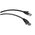  Патч-корд Cabeus PC-UTP-RJ45-Cat.5e-1.5m-BK-LSZH неэкранированный, черный 