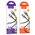  Дата-кабель HOCO X109 Energy silicone charging data cable IP (L-2M) Black 