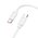  Дата-кабель HOCO X115 Surpass 240W fast charging data cable Type-c to Type-c White 