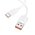  Дата-кабель HOCO X115 Surpass 100W fast charging data cable Type-c White 