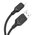  Дата-кабель Hoco X90 Cool silicone charging data cable for ip Black 