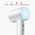  Фен для волос Xiaomi Mijia High Speed Hair Dryer H501 White GSH501LFW (белый) 