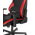  Кресло DxRacer OH/DL23/NR PU-кожа, Топ-Ган, подлокотники 3D чёрно-красное 