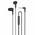  Наушники Hoco M102 Ingenious universal earphones with microphone black 