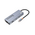  Хаб HOCO HB52 WOW 8-IN-1 multi function converter(HDTV+RJ45+SD/TF+PD+Type-C3.0+USB3.0*2) Deep space gray 