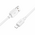  Дата-кабель HOCO X96 Hyper charging data cable Lightning (белый) 