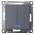  Выключатель Systeme electric AtlasDesign ATN000753 двухклавишный с подсветкой схема 5а 10АХ механизм грифель 