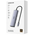 Хаб UGREEN CM512 (75643) 6-in-1 USB-C Hub With DP USB-C 2*USB-A RJ45 USB-C PD 3.0 серый 