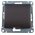  Выключатель Systeme electric Glossa GSL001311 1-клавишный механизм сх.1 графит 