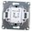  Выключатель Systeme electric Glossa GSL001311 1-клавишный механизм сх.1 графит 