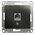  Розетка компьютерная Systeme electric Glossa GSL000781K RJ45 категория 5E антрацит в рамку 