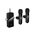  Микрофон HOCO L20C Fair dual-mic wireless microphon iP/Type-C/3.5 черный 