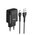  СЗУ HOCO C72Q Gloriou, 1USB, QC3.0 + Type-C (черный) 