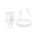  Зарядное устройство HOCO C162A Source single port PD40W Charger set (C to C) EU White 