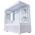  Корпус 1STPLAYER CV6 ARGB White (CV6-WH-2FAR-W-2FH7R-W-1FH7-W) / mATX / 3x120mm ARGB 2x120mm fans 