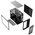  Корпус Powercase TX3 (CTX3AB-F0), TG, Type-C, No Fans, чёрный, mATX 