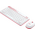  Клавиатура + мышь Logitech MK240 клав белый/красный мышь белый/красный (920-008160) 