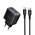  Зарядное устройство HOCO C158A Upgrade 1USB, Type-C 5V, 3.0A, 65Вт, PD/PPS/QC/FCC/AFC, Type-c, кабель 1.0м черный 
