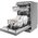  Посудомоечная машина Weissgauff DW 4508 Inverter Autoopen Inox 