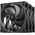  Вентилятор DEEPCOOL FD12 V2 3in1 120x120x25мм (PWM, черный, 500-2500об/мин) Color Box 
