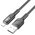  Кабель HOCO U120 Transparent Explore USB-8pin 1.2м, 2.4A чёрный 