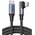  Кабель угловой UGREEN L536 (85345) USB-C Male To Angled 90° USB-C Male Charging Data Cable 2м серый космос 