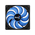  Вентилятор AeroCool Motion 12 Blue (4710700950753) LED 120 x 120 x 25mm,1200 rpm,Molex, 22.1 dBA, 60000 hrs, Hydraulic Bearing 