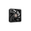  Вентилятор Eurocase EU-FN120WL003 BL KF2150PBT-HDB Black,120 black fan,Bearing HDB 4pin PMW female and male connector with brown box,3pcs 