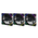  Вентилятор Eurocase EU-FN120ARGB_12 BL YH1225 Black,120 ARGB fan 3pin+AURA 5V3pin female and male connector with brown box,3pcs 
