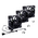  Вентилятор Eurocase EU-FN120ARGB_12 BL YH1225 Black,120 ARGB fan 3pin+AURA 5V3pin female and male connector with brown box,3pcs 